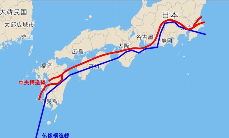 中央・仏像構造線