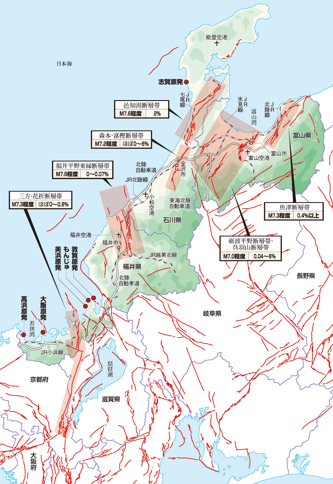 活断層_北陸