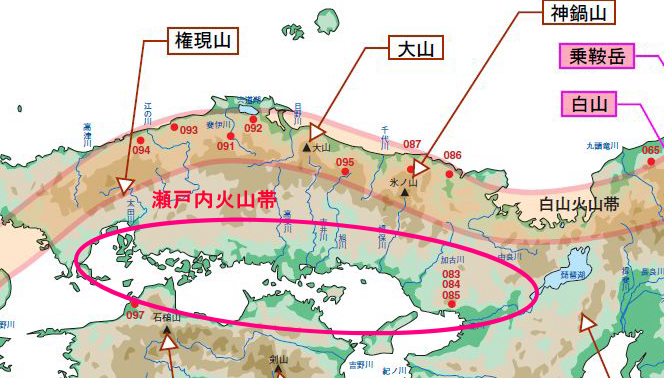 瀬戸内火山帯